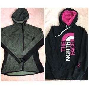 ✴️Bundle✴️North face sweater/zip up winter cover